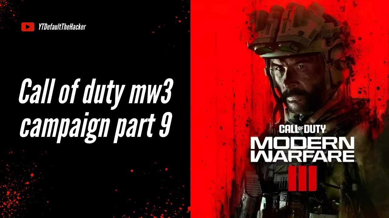 Call of duty mw 3 campaign part 9 