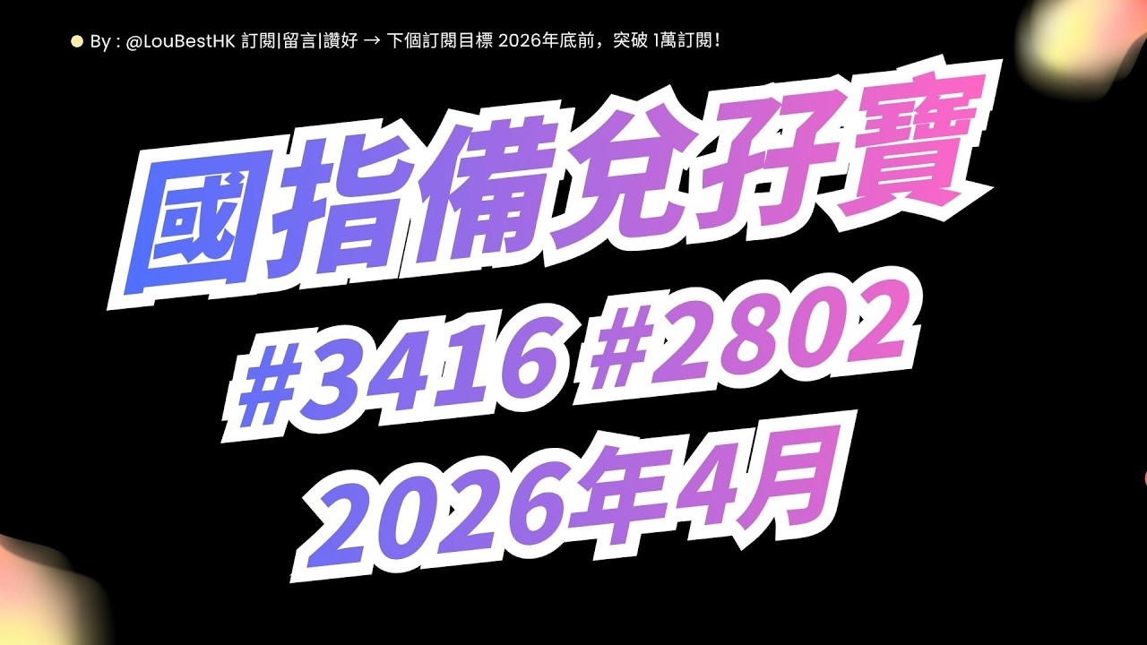 【 ⚠️ 派息比例已破70%臨界值！?】3416、2802會否面臨減息風險？4月期權情況?