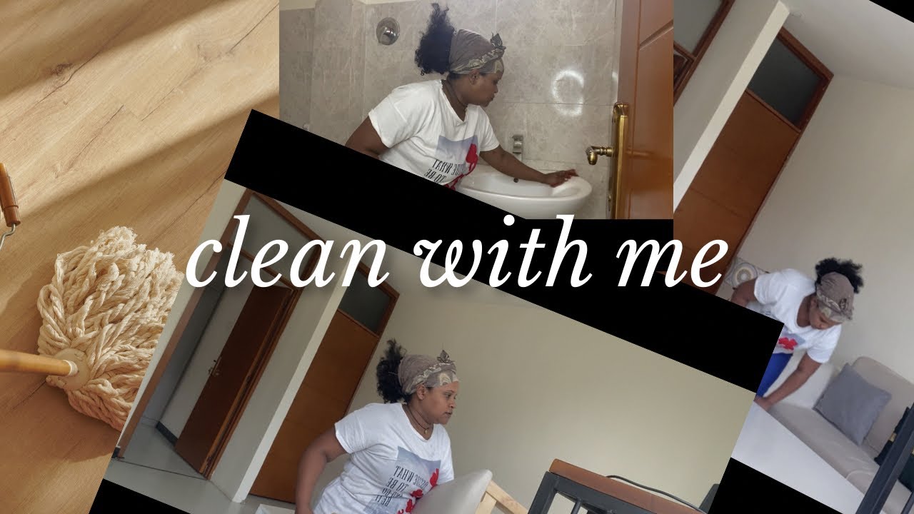 Cleaning my small apartment #ethiopia #addisababa #livinginethiopia #sololeveling #cleaning #clean 
