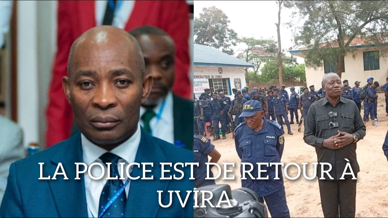 UVIRA: LA POLICE EST DE RETOUR APRES LES FARDC DANS LA VILLE