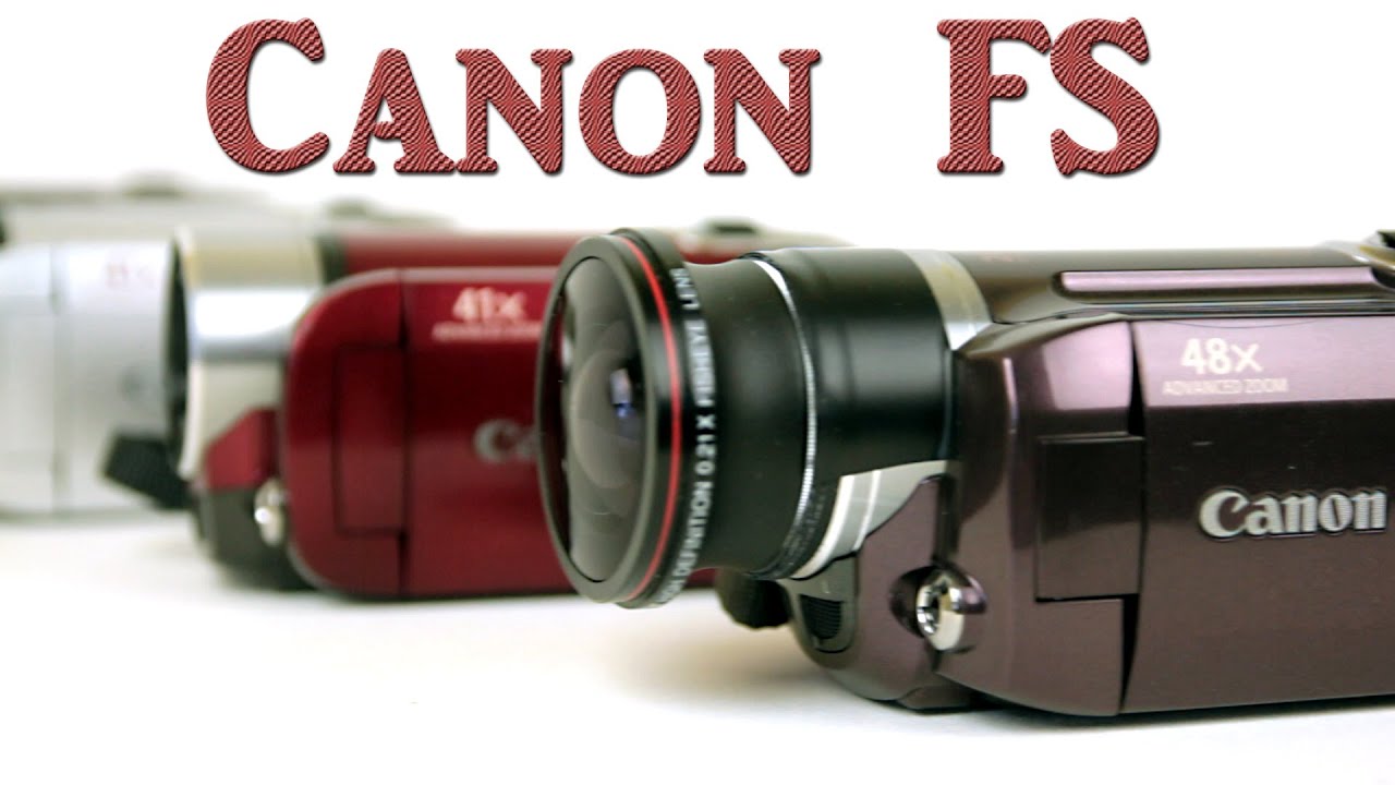 Canon FS: tapeless camcorder for vintage vibe!