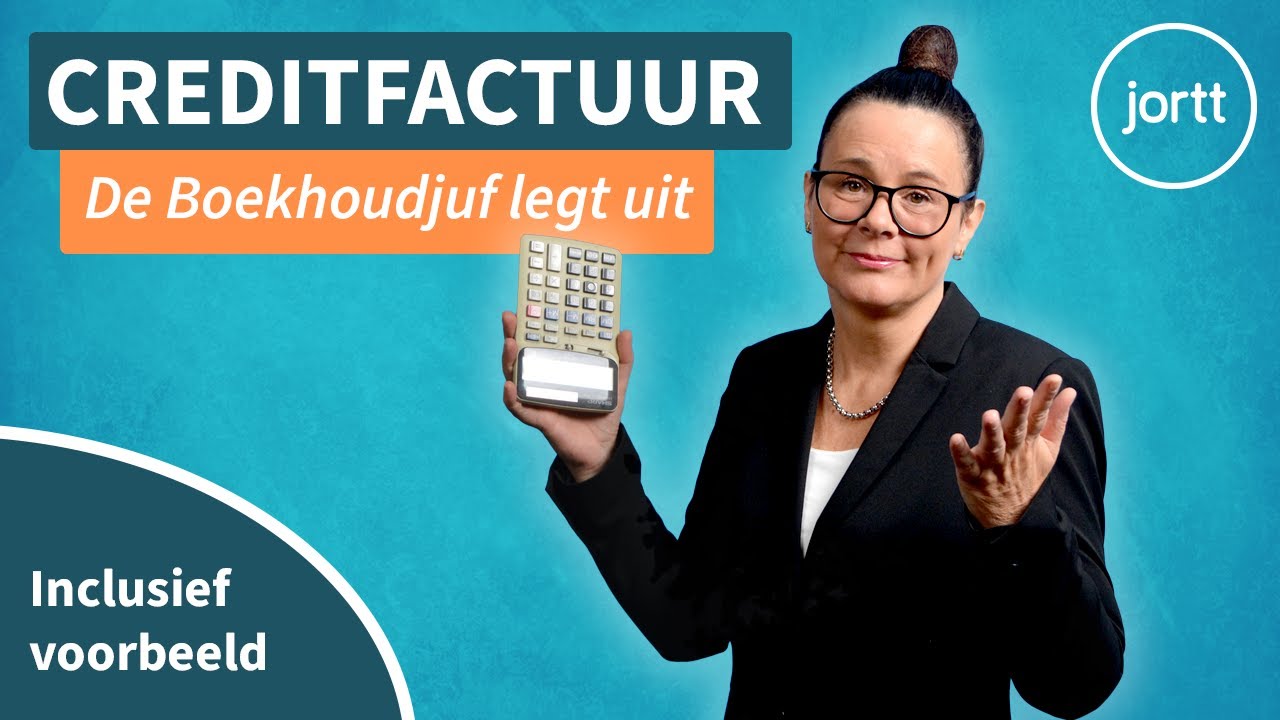 Creditfactuur maken, hoe werkt het? | Cursus boekhouden door de boekhoudjuf