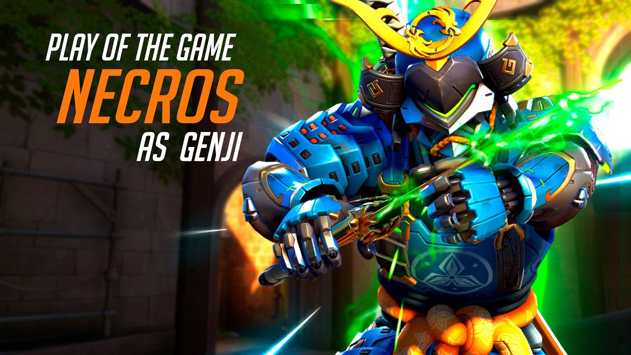 NECROS NANO GENJI GAMEPLAY - POTG! [ OVERWATCH 2 SEASON 7 TOP 500 ]