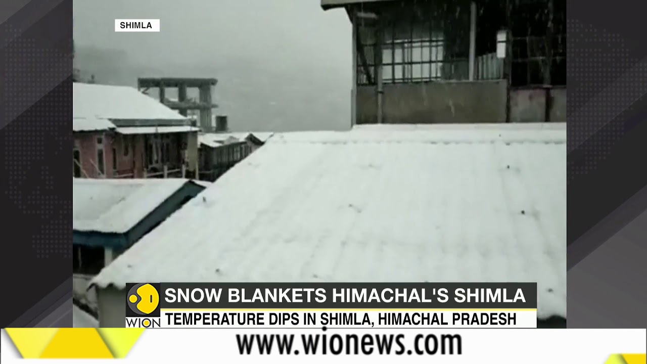 Shimla turns white with fresh snowfall