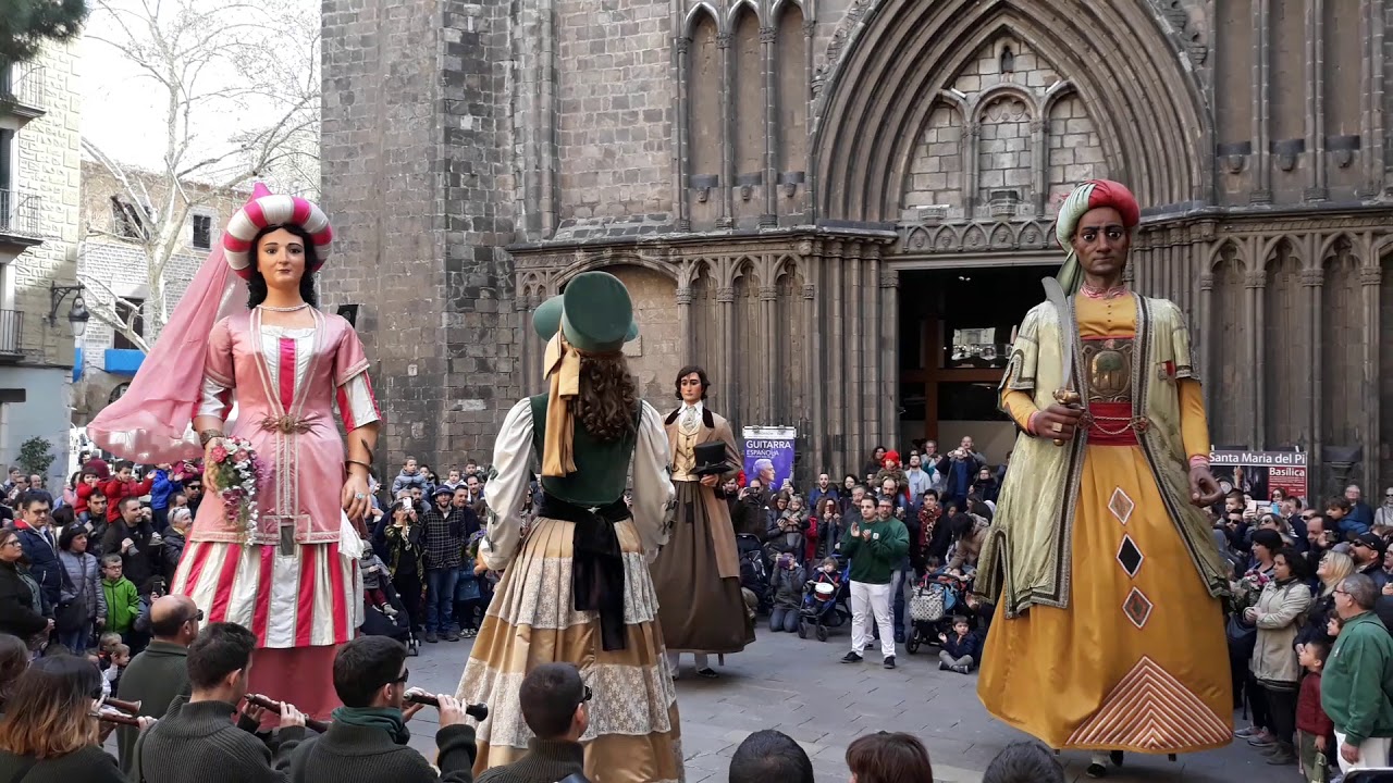 Sant Josep Oriol 2018/Ball dels Gegants originals del Pi - Barcelona