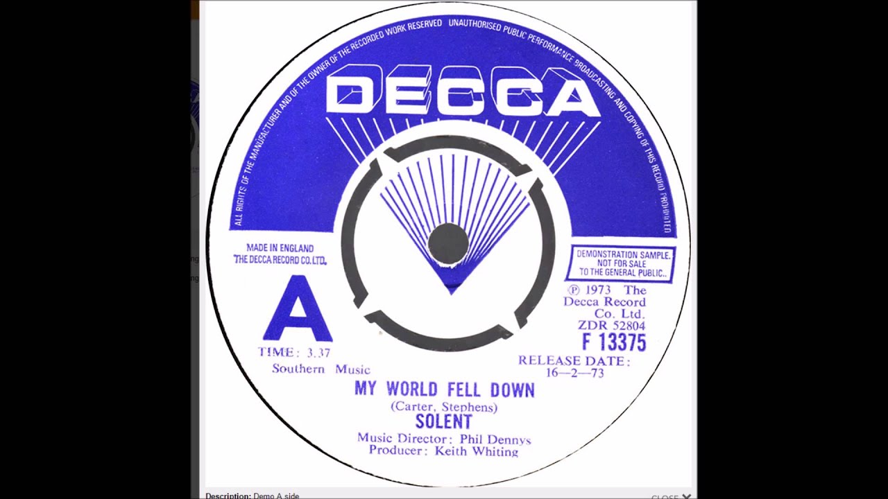 My World Fell Down....Solent (1973)