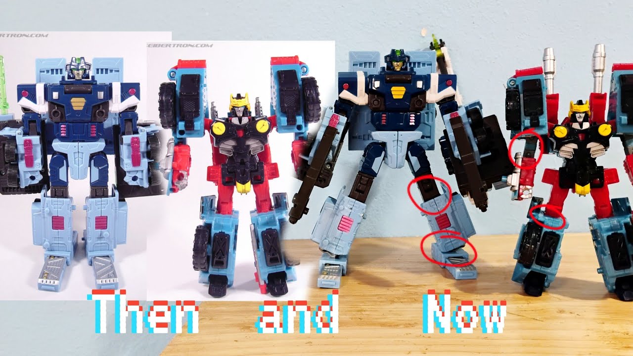 Fixing my childhood toys | 05 Cybertron Mudflap and Hotshot mods