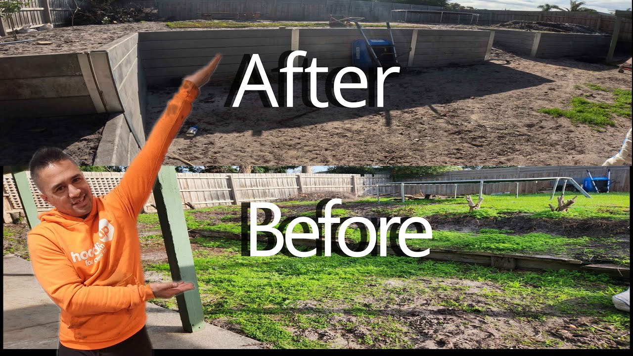 We Built a Professional Concrete Retaining Wall in 4 Days