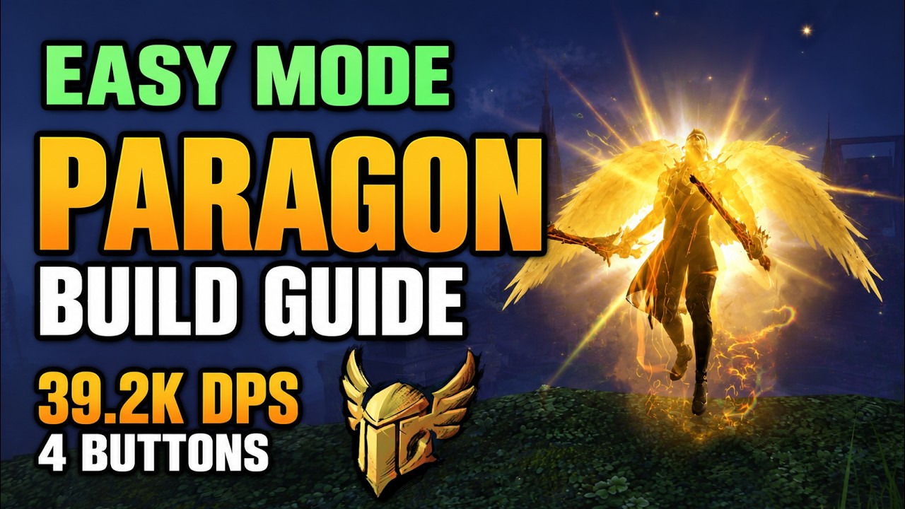 THIS 4 BUTTON PARAGON DOES 39.2K DPS | EASY ROTATION + OPEN WORLD |