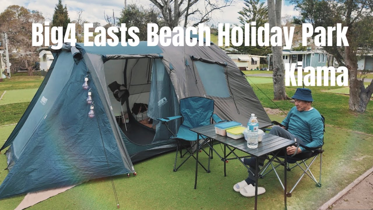 Let’s Go Camping at Big 4 Easts Beach Holiday Park Kiama, Strong Wind on our 1st Night #camping 