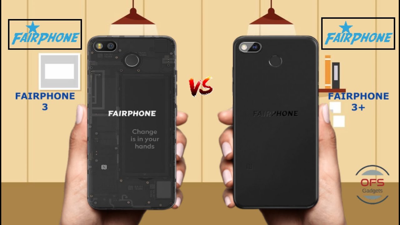 Fairphone 3 vs Fairphone 3+