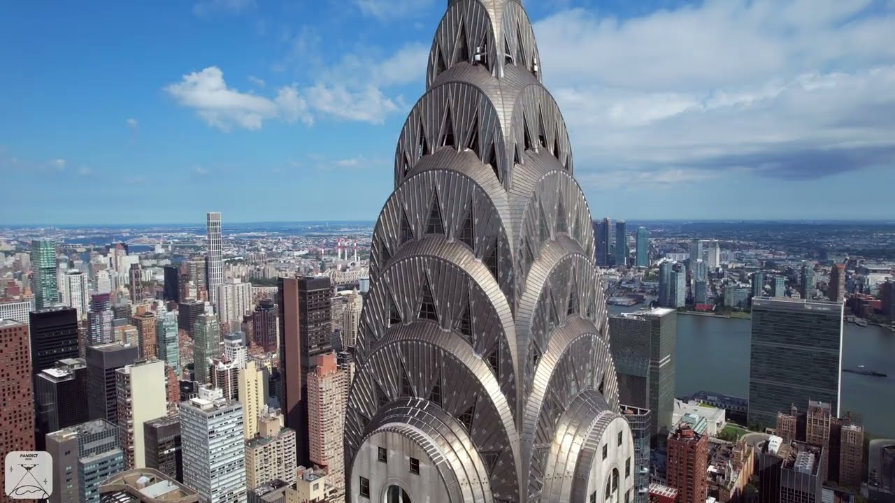 The Chrysler Building From Above | NYC Drone