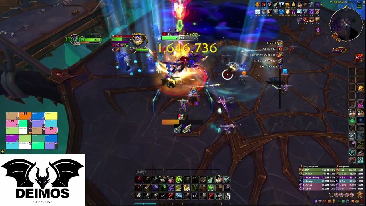 Rank 7 Heroic Sikran Marksmanship Hunter POV - 1.54m dps - Nerub'ar Palace - 99 Parse