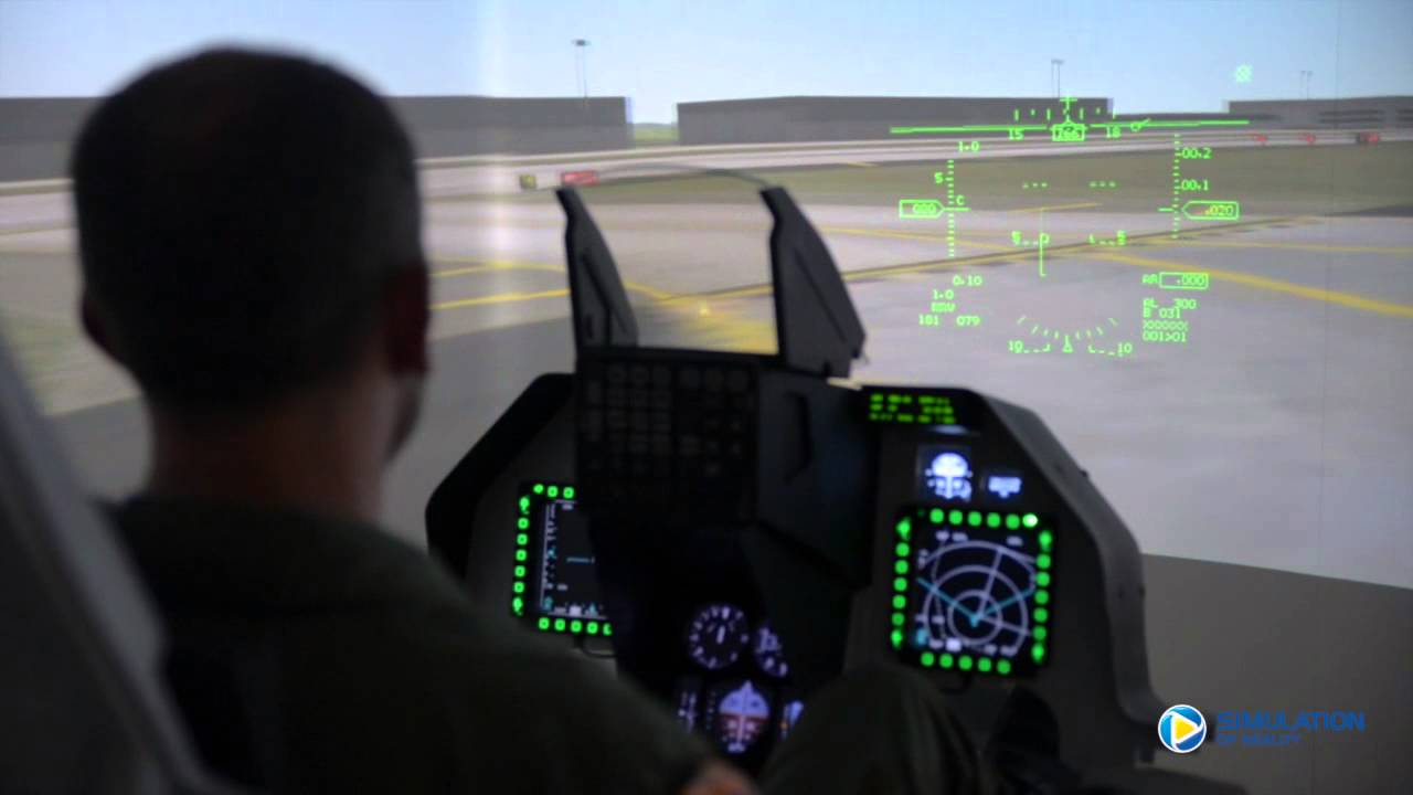 Simulation of Reality F16 a B737NG video
