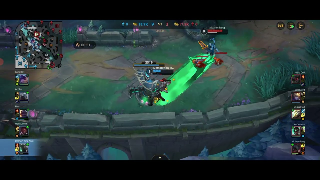 Wild rift magyarul Mordekaiser Vs Aatrox! ( hellsdevil ADC😨 )