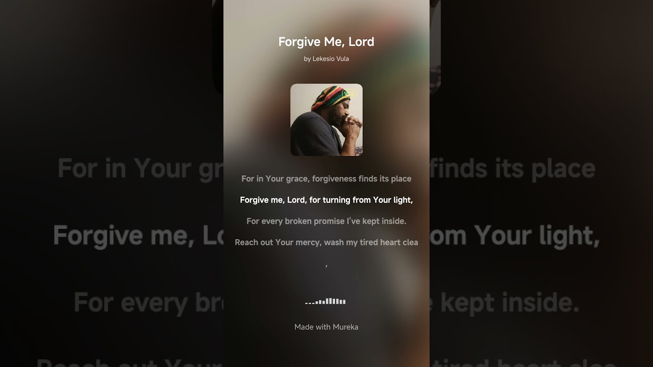 Forgive me Lord 