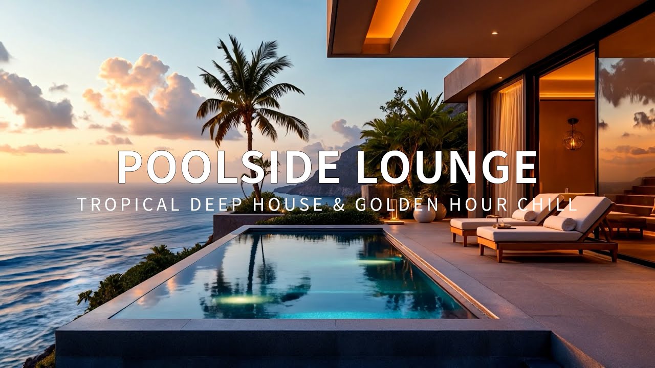 Poolside Lounge | Tropical Deep House & Golden Hour Chill (2-Hour Mix)