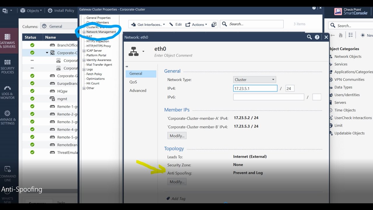Check Point Firewall Anti-Spoofing Configuration : What Is Spoofing , Anti-Spoofing , IP Spoofing