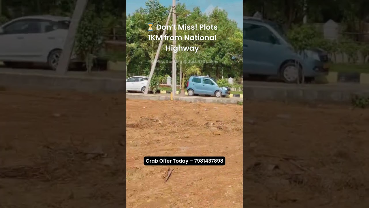 👉 Shadnagar Open Plots Sale | 1KM from Highway | ₹30L@Gouthamiinfradeveloperss