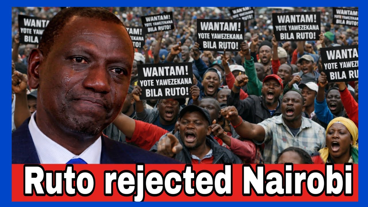 Crowd heckles Ruto Wantam during Nairobi River tour;Chants yote yawezekana bila Ruto rocks Nairobi 