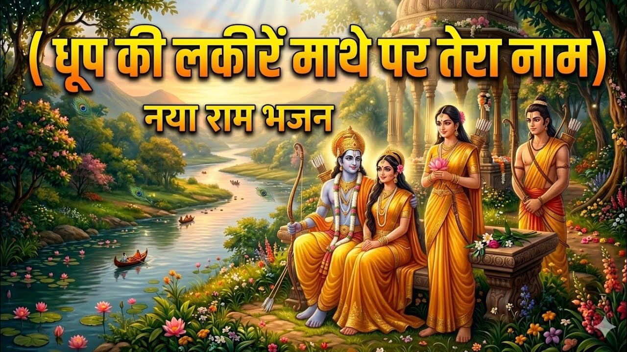 जय श्री राम |धुप की लकीरें माथे पर तेरा नाम | Red Rose Bhaja