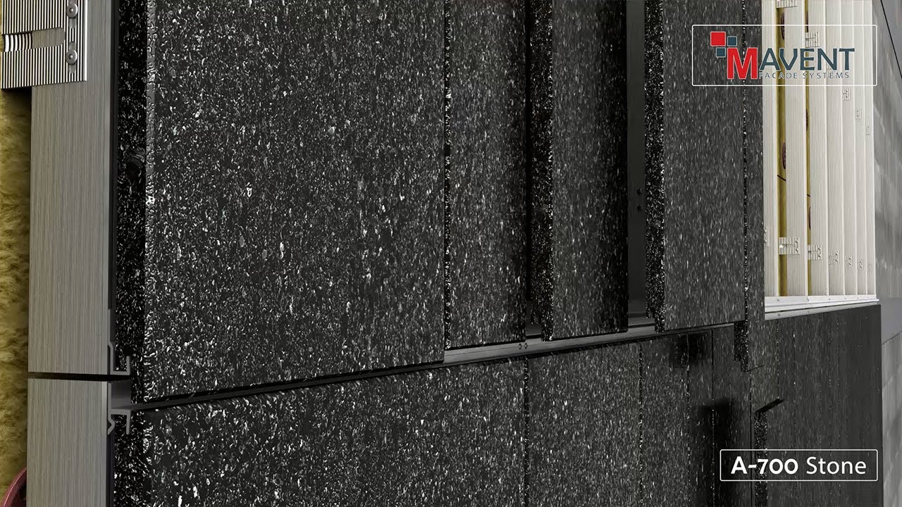 MAVENT FACADE SYSTEM -  A-700 Stone/interfloor system