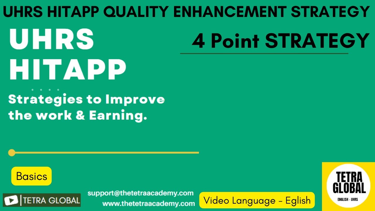 UHRS HITAPP QUALITY ENHANCEMENT STRATEGY | HOW TO EARN MORE WITHOUT GETTING BANNED ON UHRS HITAPP ?
