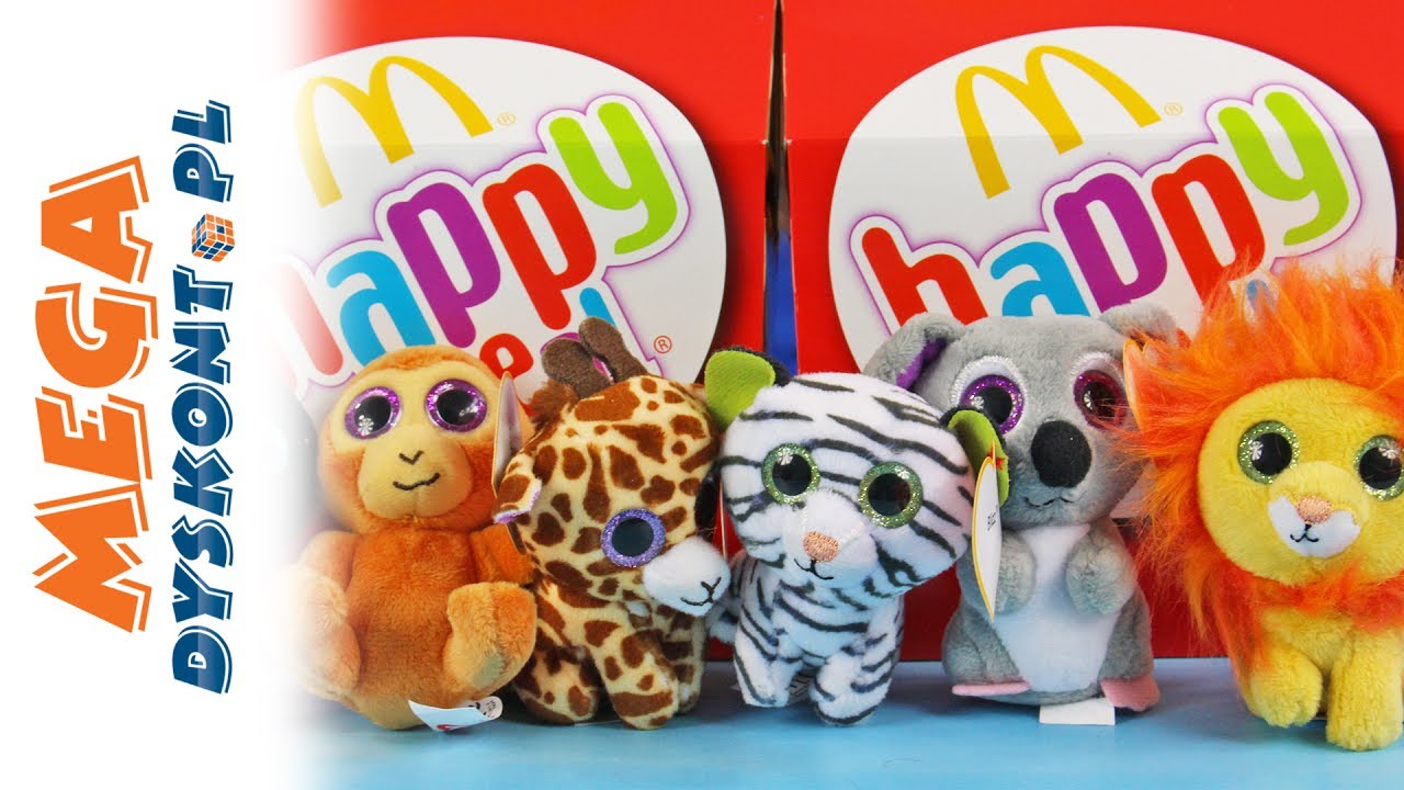Happy Meal - Maskotki Beanie Boos Ty - Zabawki z McDonalds