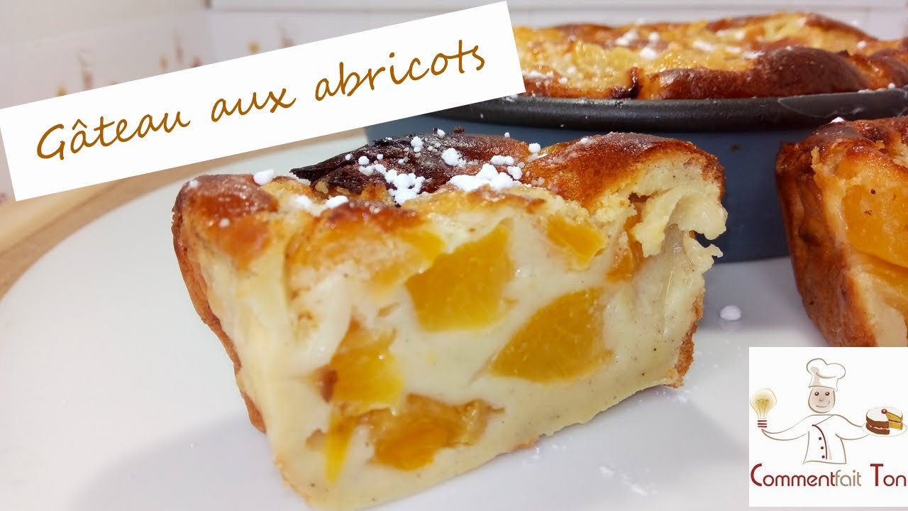 Gâteau aux abricots - Recette facile
