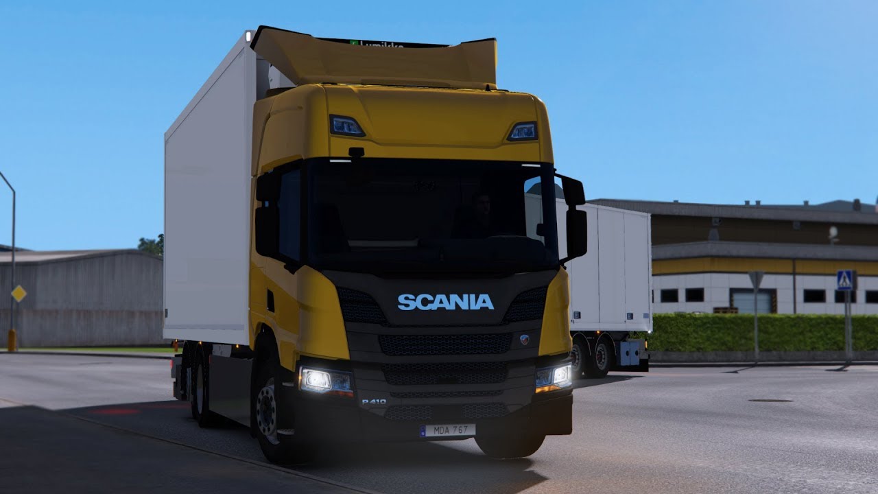 ETS2 1.34 - Scania P410 Ekeri Tandem - New Gen P Series Scania! - Scandinavian Combo - Real Sound