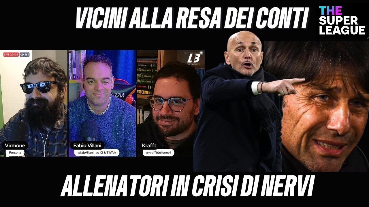 ADDIO SUPERLEGA, CONTE ZERU TITULI, SPALLETTI PRONTO PER INTER-JUVE