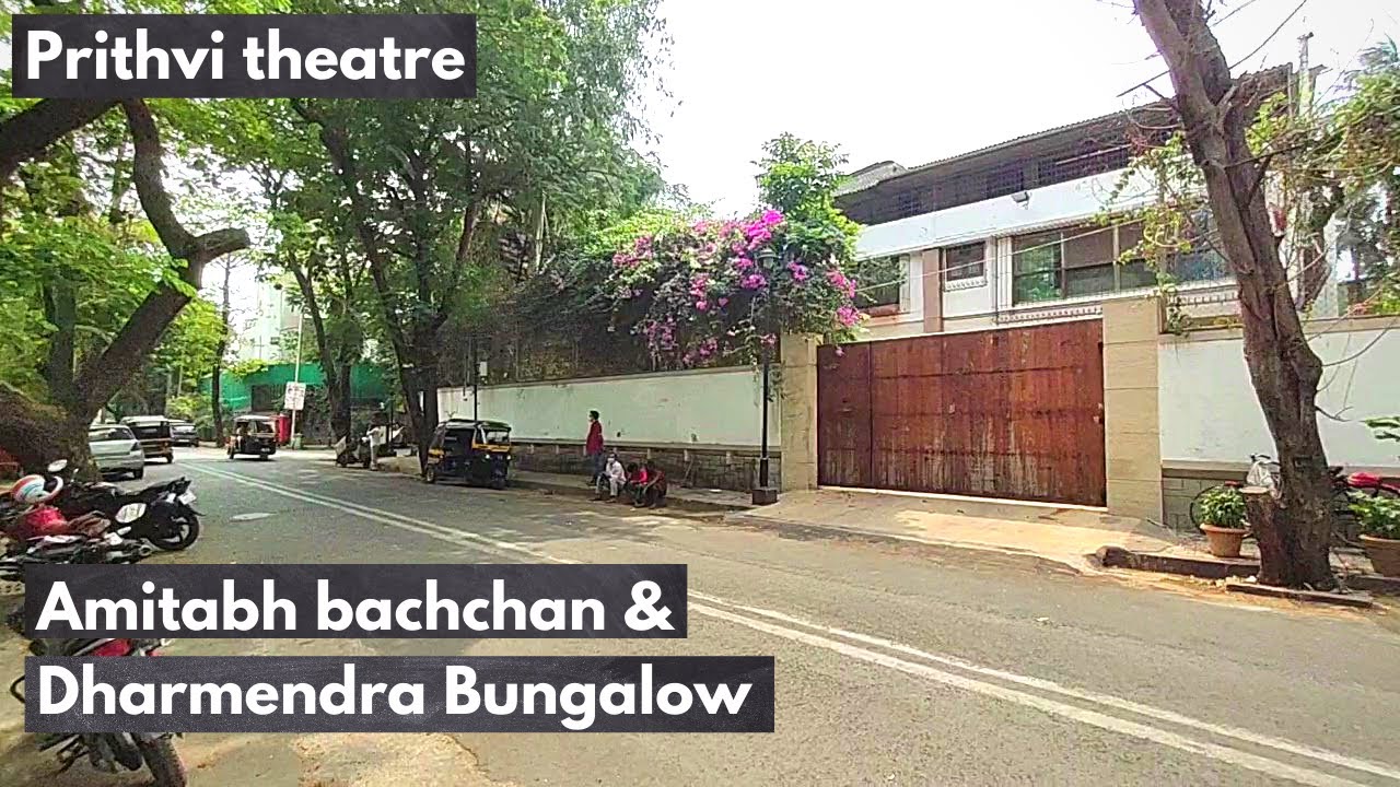 Amitabh bachchan house, dharmendra house, prithvi theatre, juhu, mumbai.
