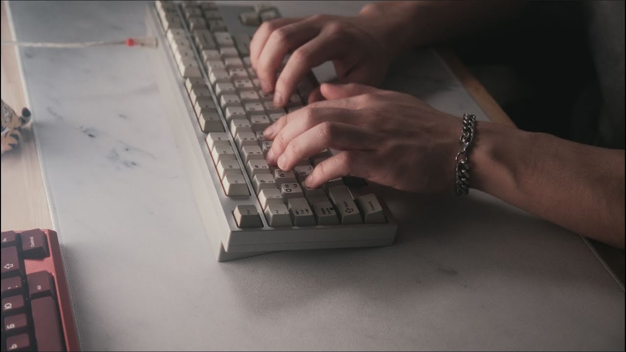 [4K] LZ CLS with Lubed MX Browns Typing Test ASMR