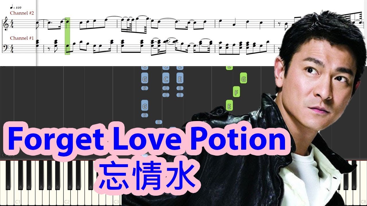 [Piano Tutorial] Forget Love Potion | 忘情水 - Andy Lau | 劉德華