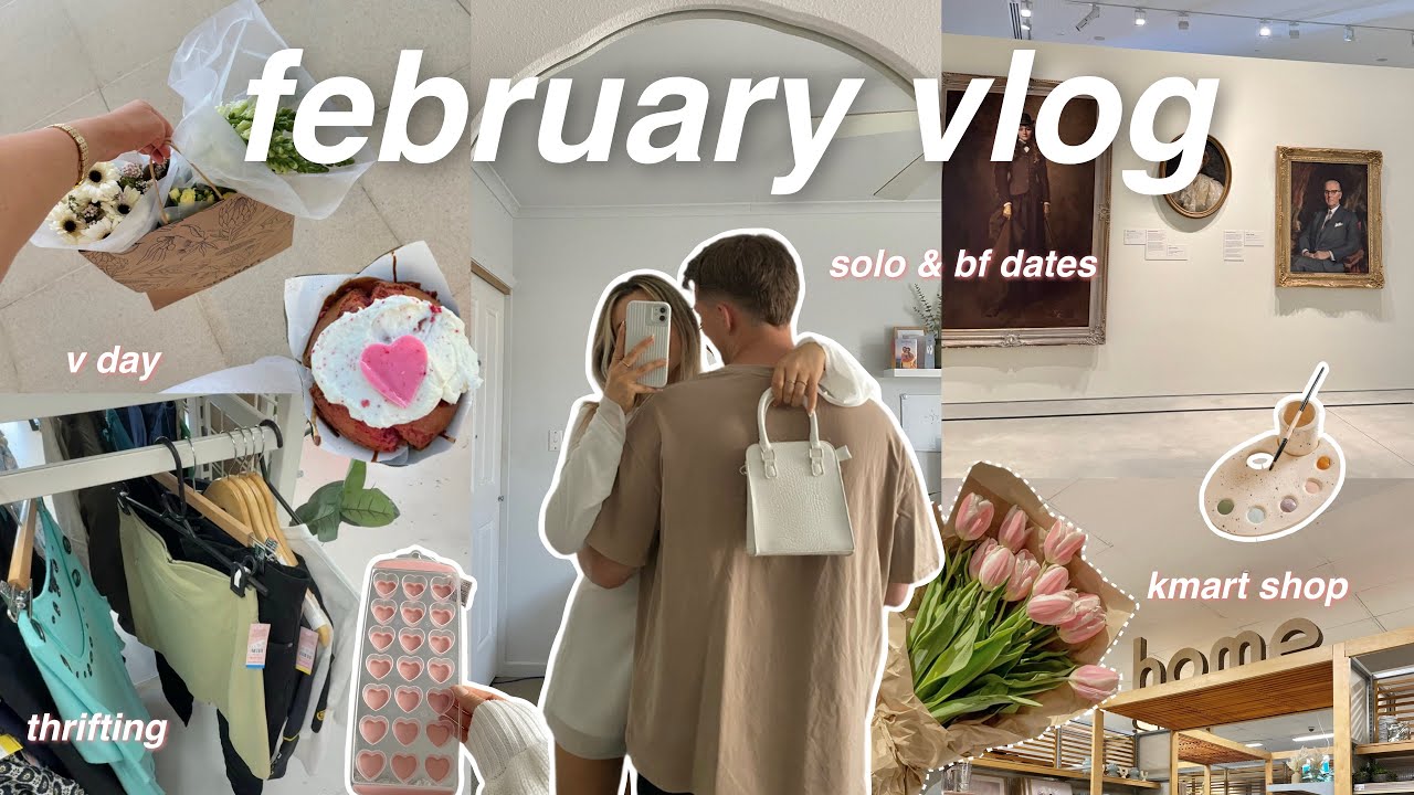a productive DAILY VLOG 💌 come to kmart w me, shopping, trying tiktok trends, painting, solo dates