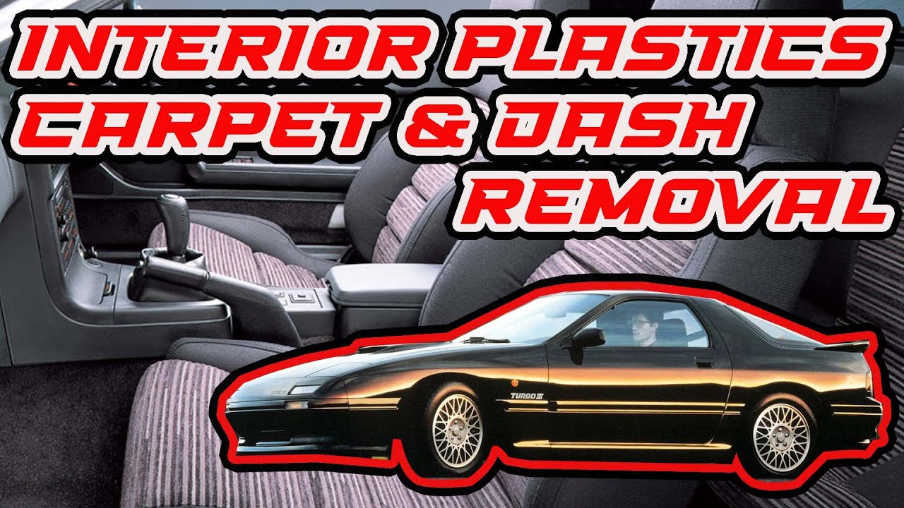 RX7 FC How to Remove Interior in 16 Minutes