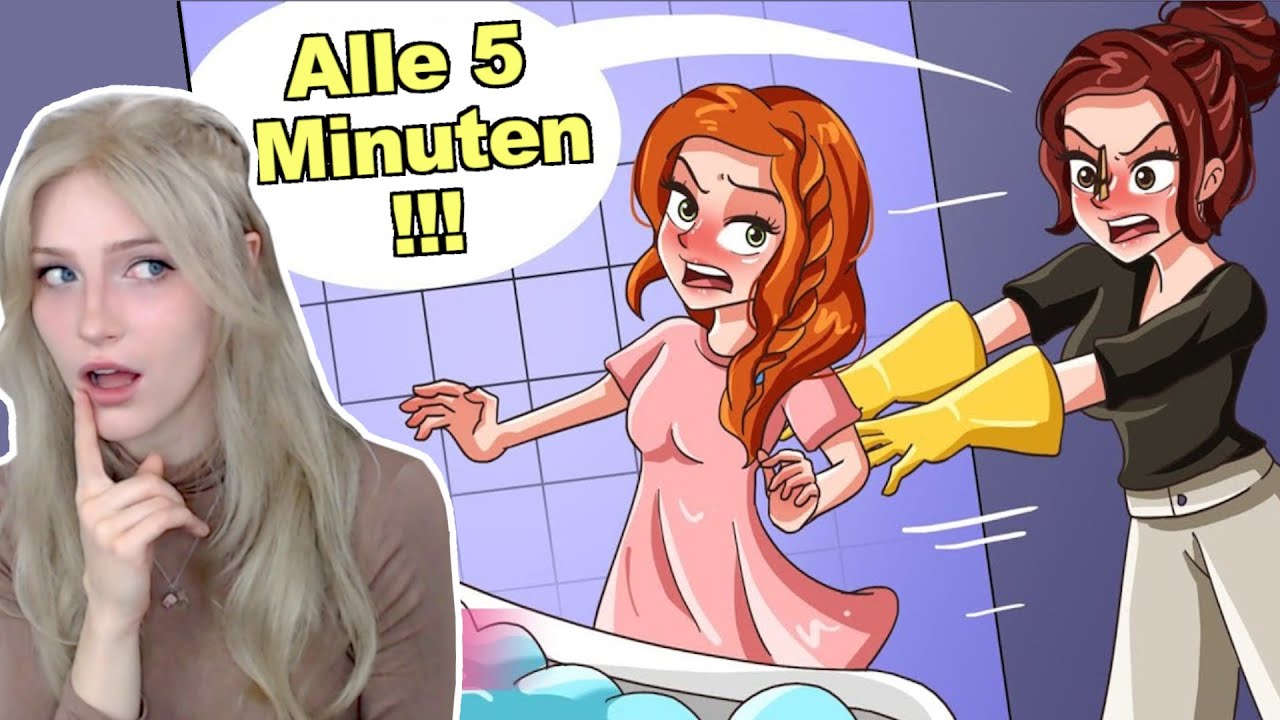 DIESES MÄDCHEN muss ALLE 5 MINUTEN duschen?! - Meine Animierte Geschichte Reaktion