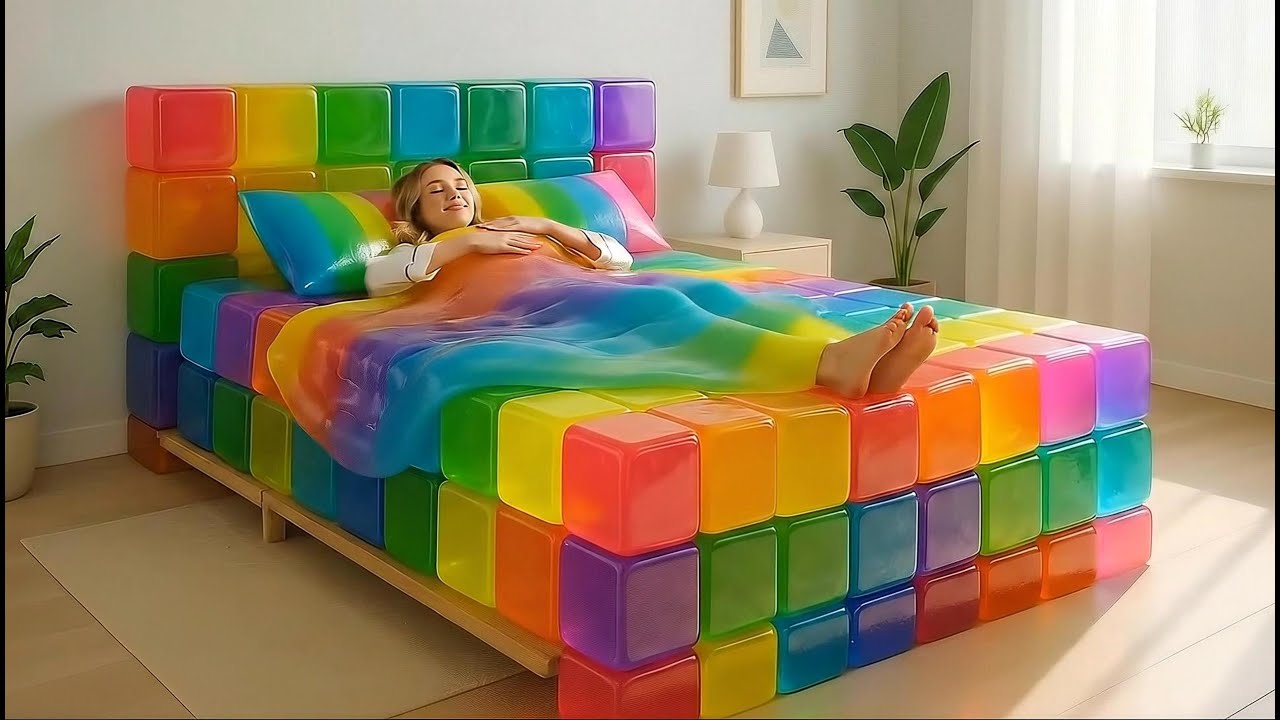 Which bed do you want most?🛏3 Min Ultimate Deep Sleep AI ASMR.#relaxingbedtimemusic#asmrcompilation