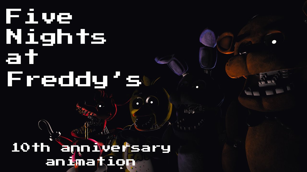 The Living Tombstone - Five Nights at Freddy's (Goth Remix) | FNAF 10th anniversary animation (SFM)