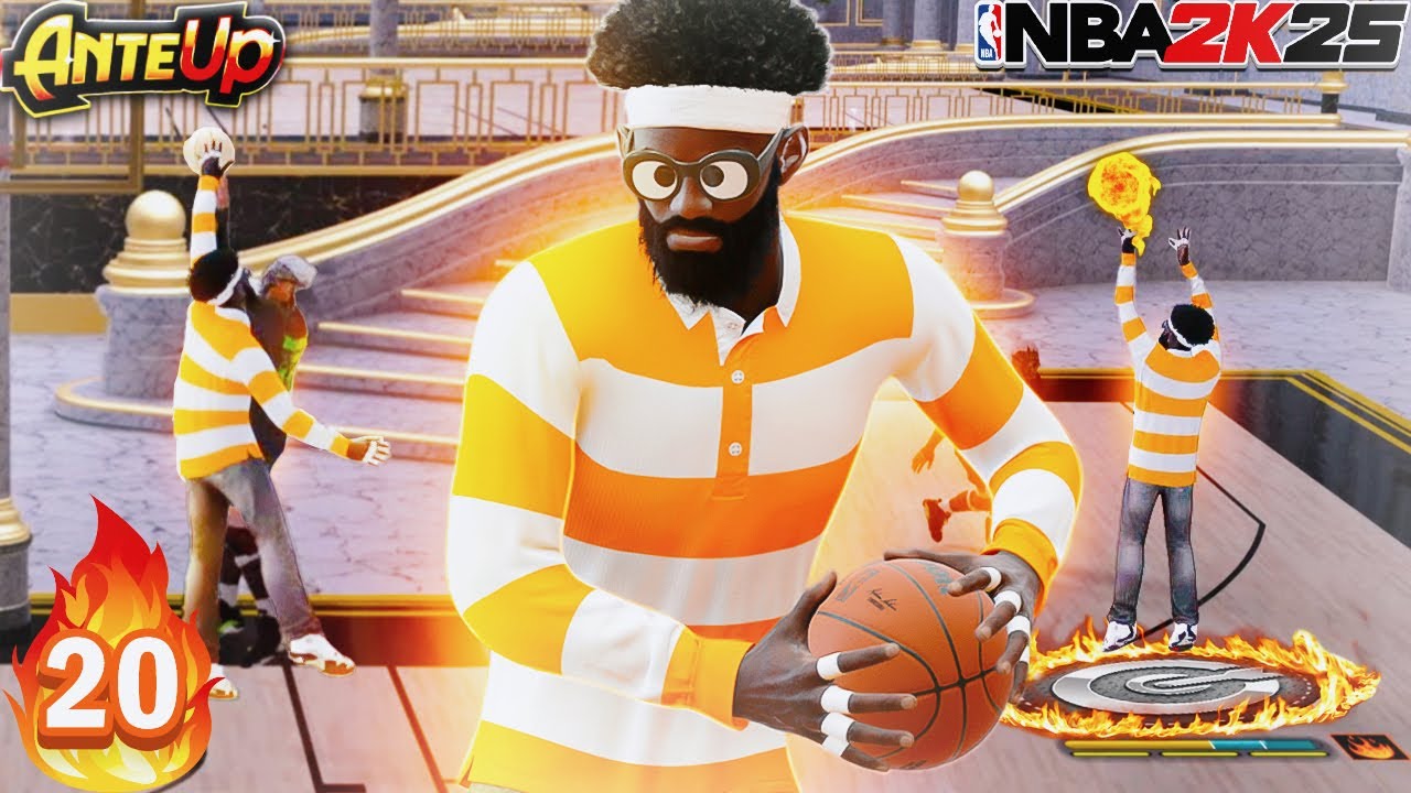 DROPPING PEOPLE OFF IN THE 1v1 STAGE COURT WITH A NO STRENGTH BUILD... (NBA2K25)