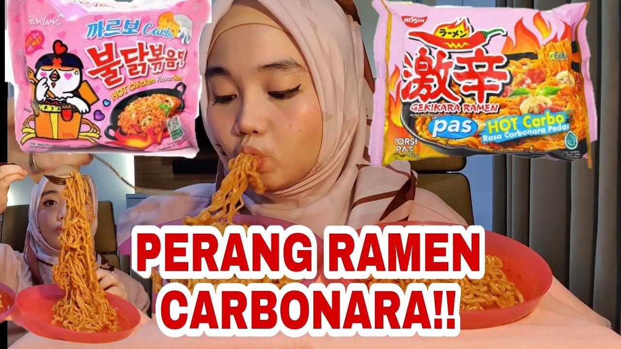 SAMYANG CARBONARA VS GEKIKARA CARBONARA, MANA YANG LEBIH ENAK?!