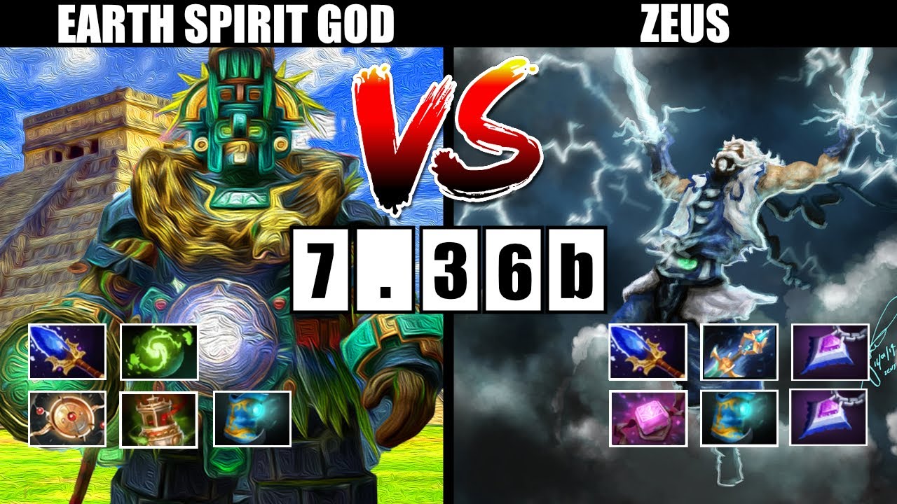 EARTH SPIRIT GOD VS ZEUS MID BATTLE!