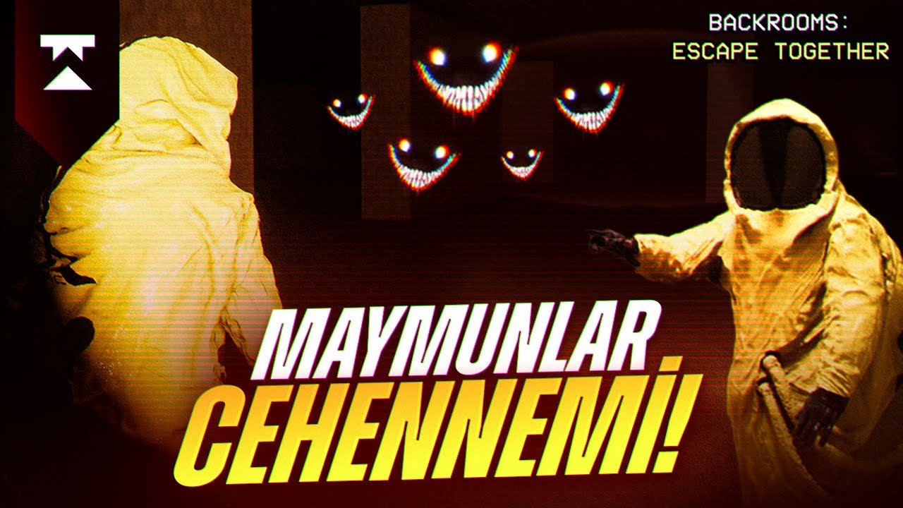 MAYMUNLAR CEHENNEMİ! Backrooms: Escape Together