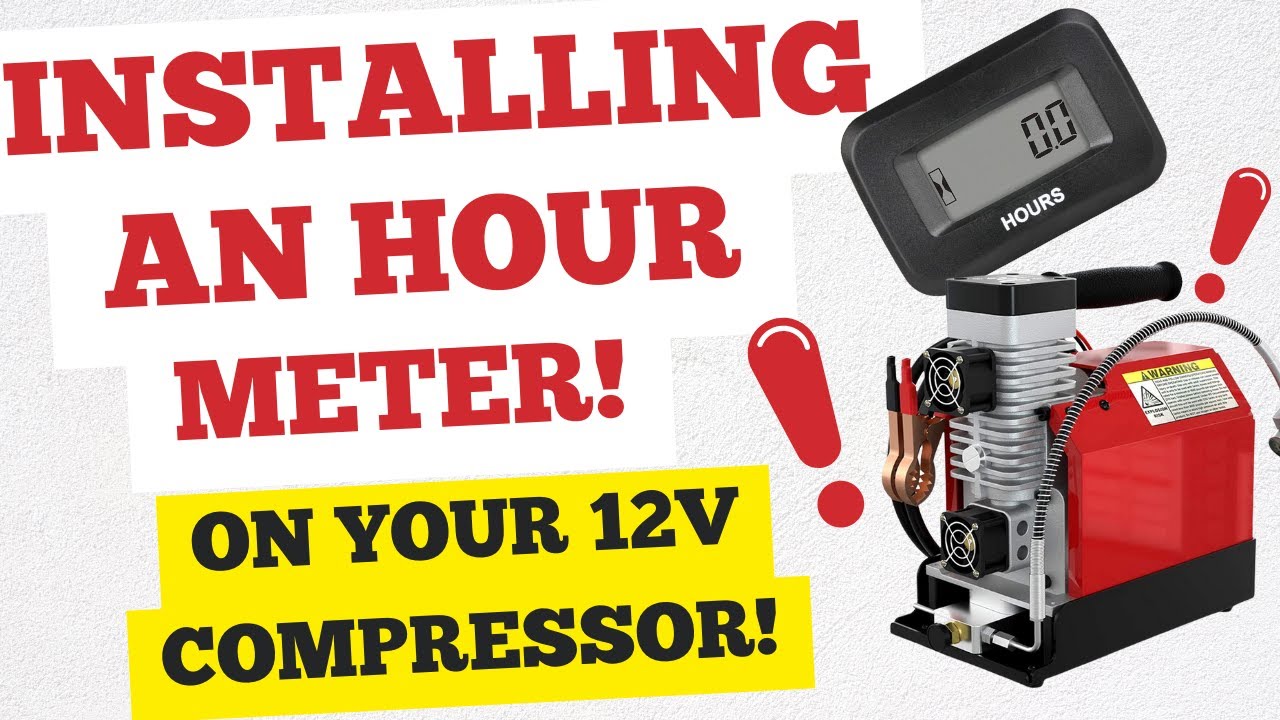Let's put an hour meter on that compressor! Yong Heng GX CS2 ep 20 12VDC