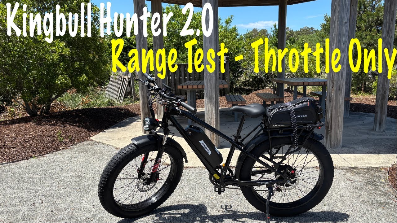 Kingbull Hunter 2.0 Range Test - Throttle Only - Real World Chubby Guy Range Test- #kingbull #ebike