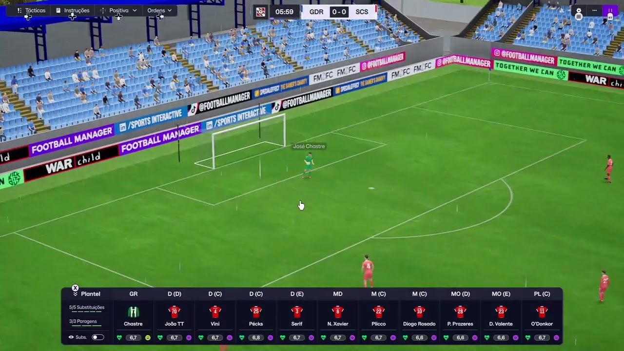 FOOTBALL MANAGER 26 Console - SC Salgueiros (T1) #5 Gameplay|||Live #4458|||XBOX ONE