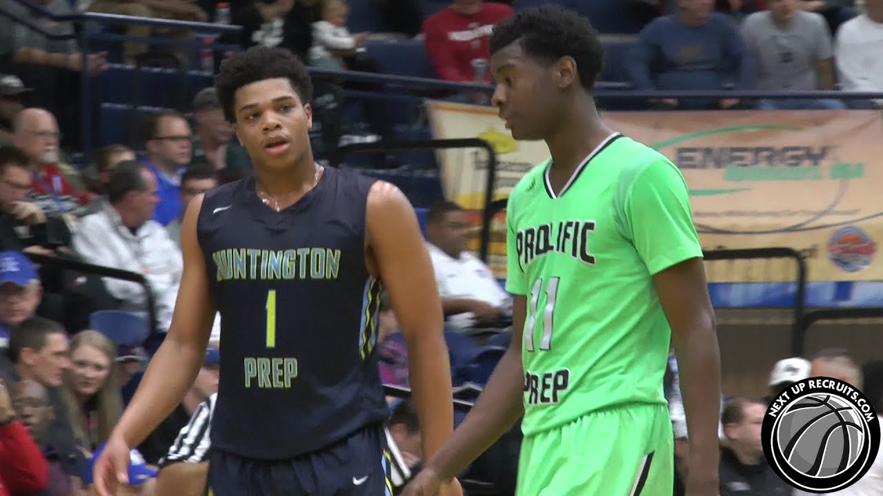 Miles Bridges vs Josh Jackson in 2015 Flyin' to the Hoop - Top TEN Juniors from Michigan BATTLE