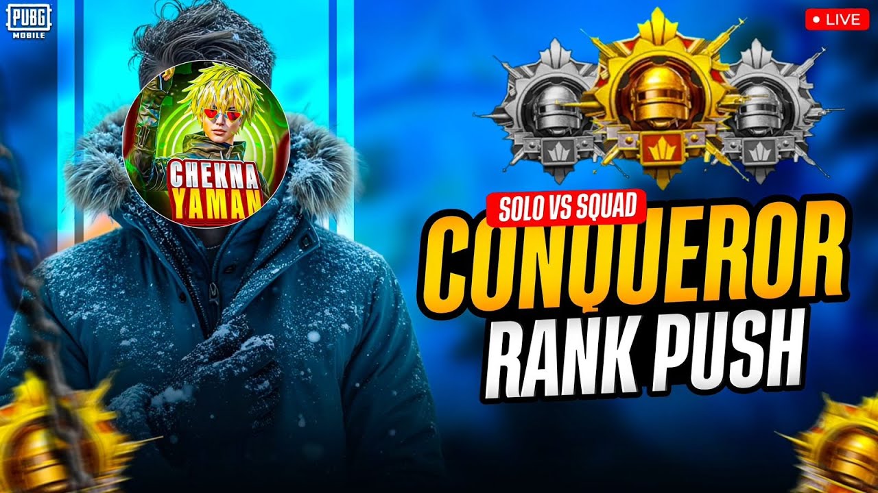 Yaman is back solo vs squad conquer live on iPhone XR 💀 road to 2k subscribers ❤️ | Yaman YT