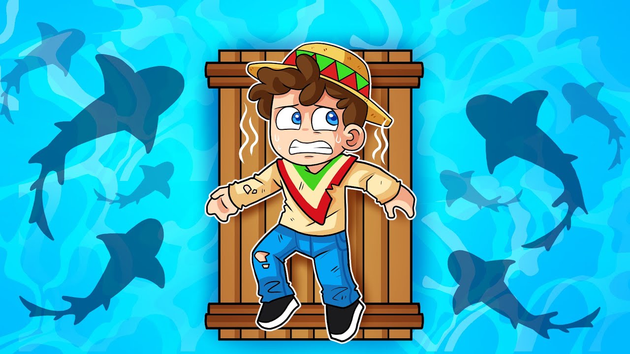Intenté SOBREVIVIR 100 DIAS en el MAR... 😨🦈🌊 SILVIOGAMER MINECRAFT PERO
