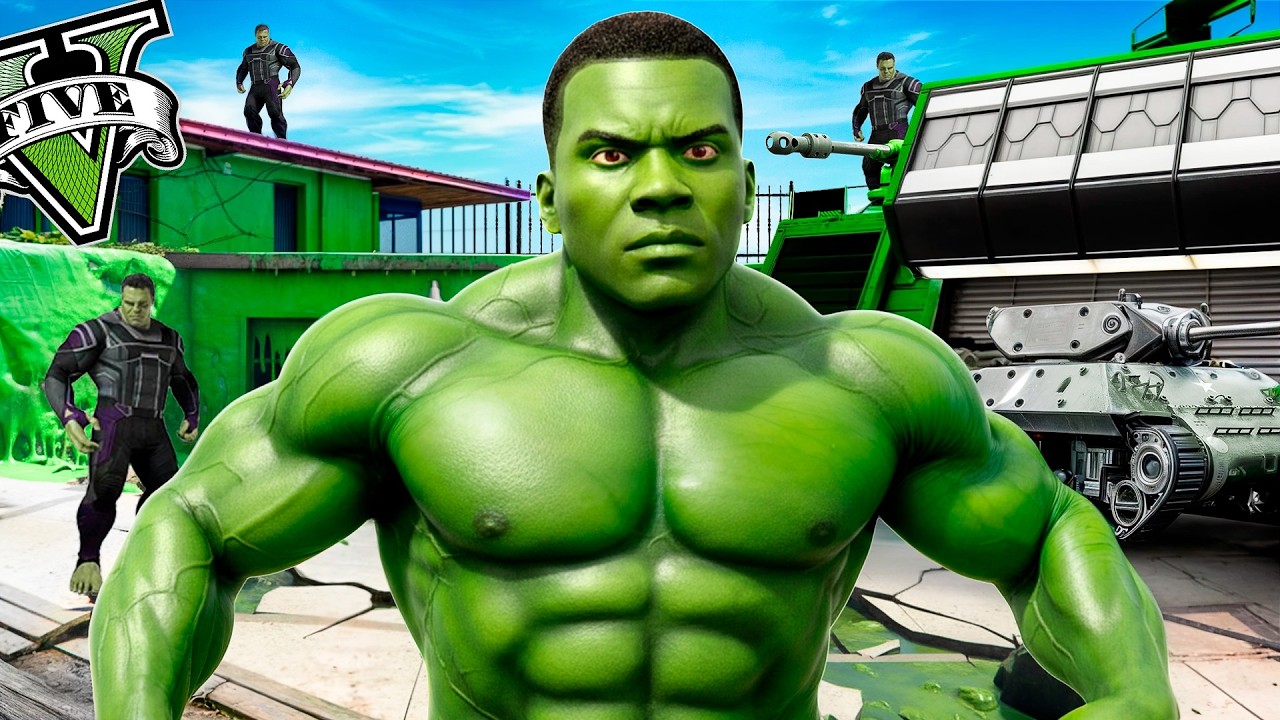 La CASA de FRANKLIN es la BASE de HULK en GTA 5